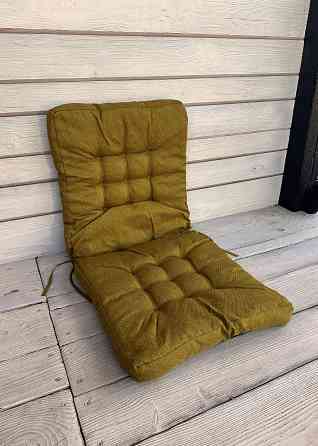 Подушка для стільців (50x120х8 см) подвійна Decorator Мальмо колір мустард 84-126 Київ