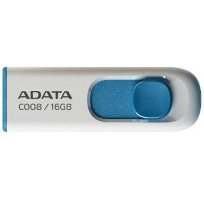 USB флеш накопитель ADATA 16GB C008 White USB 2.0 (AC008-16G-RWE) Винница - изображение 1
