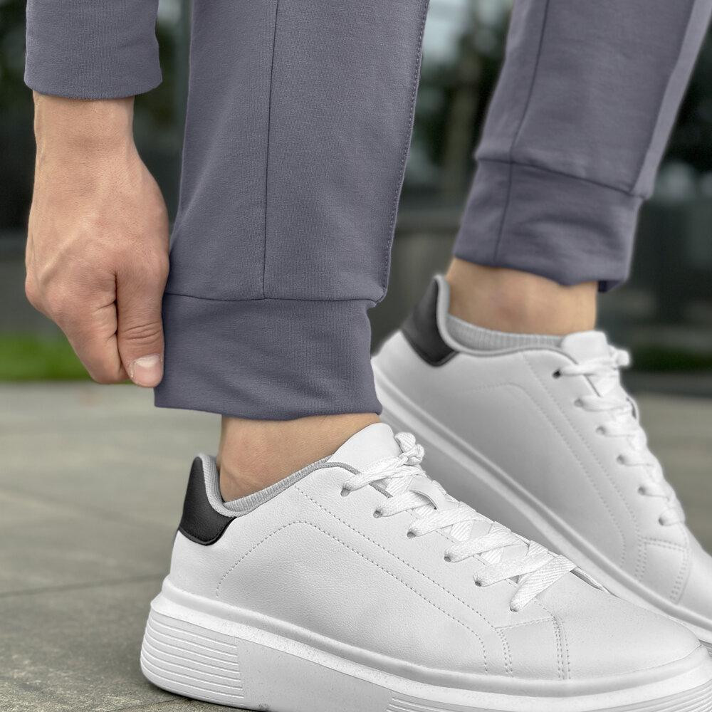 Темно-сірий спортивний костюм для чоловіків. Комплект штани і кофта сірий Pobedov Alpha Київ - фото 3