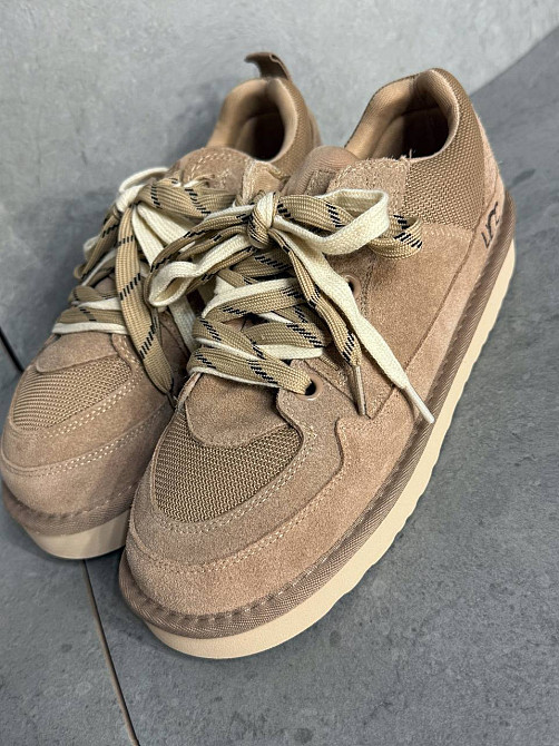 Кросівки жіночі Hengji 1517-18 замшеві з подвійною шнурівкою уггі бежеві, 38, 24,5 см Київ - фото 15
