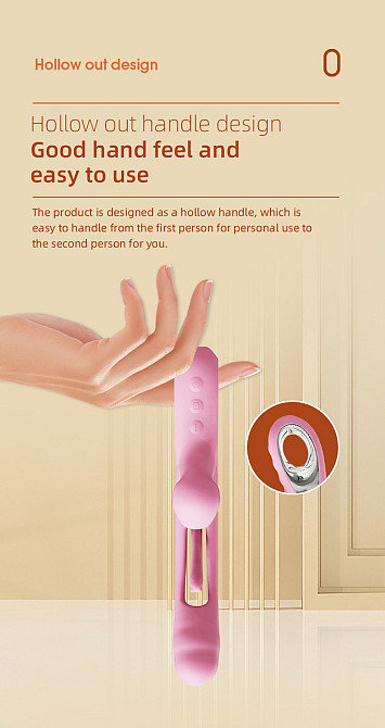 Вибратор Corse USB 36 functions of vibration and tapping Sex Aura Киев - изображение 6