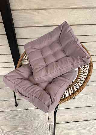 Подушка для стільців (50x50х8 см) Decorator Sawana колір пудровий 84-146 Київ