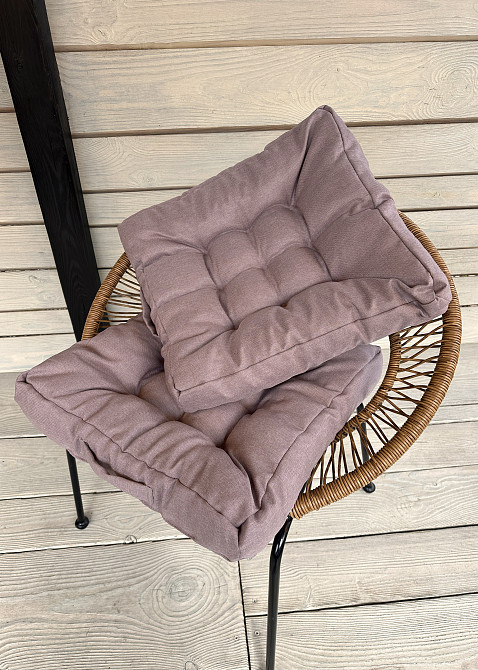 Подушка для стільців (50x50х8 см) Decorator Sawana колір пудровий 84-146 Київ - фото 4