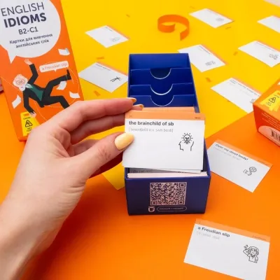 Обучающий набор English Student Карточки для изучения английского языка Idioms B2-С1 (укр.) (591225992) Винница