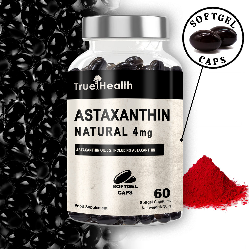 Астаксантин True Health Astaxanthin Natural 4mg 60 softgel Луцк - изображение 2
