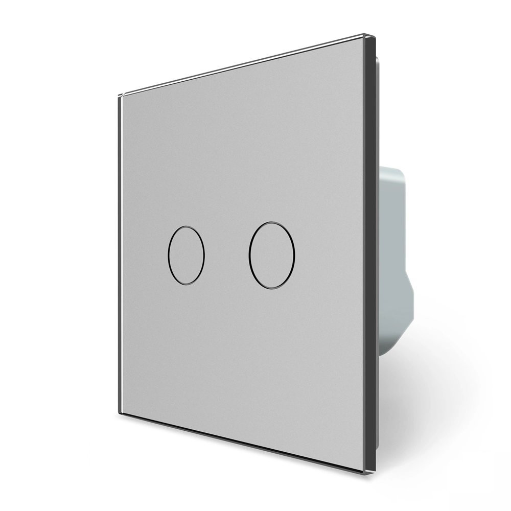 LIVOLO Розумний сенсорний вимикач для ролет LIVOLO сірий матове скло Коломия - фото 6