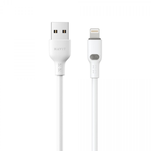 Кабель USB QC Lightning Havit HV-CB6283 2,4A білий Житомир