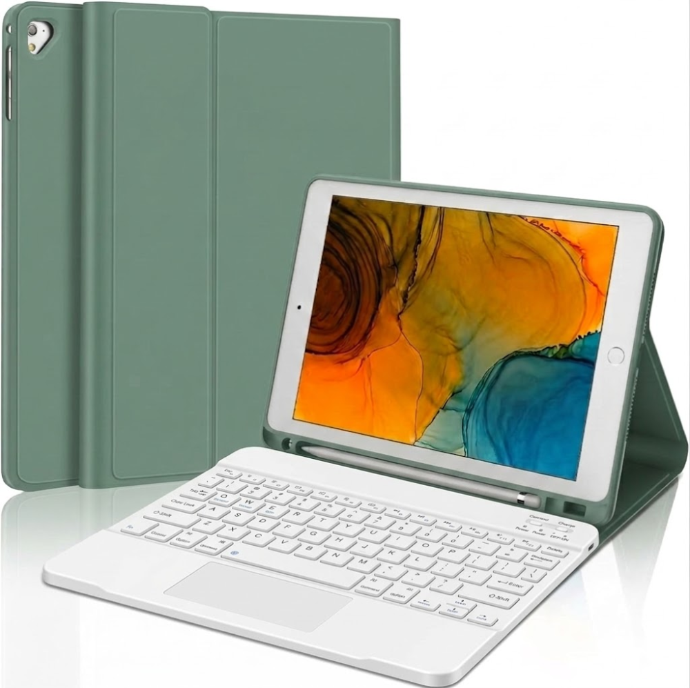 Клавиатура с трекпадом для iPad 9.7, iPad 6-го/5-го поколения 2018/2017, iPad Air 2/1 2014/2013, QWERTZU Киев - изображение 3