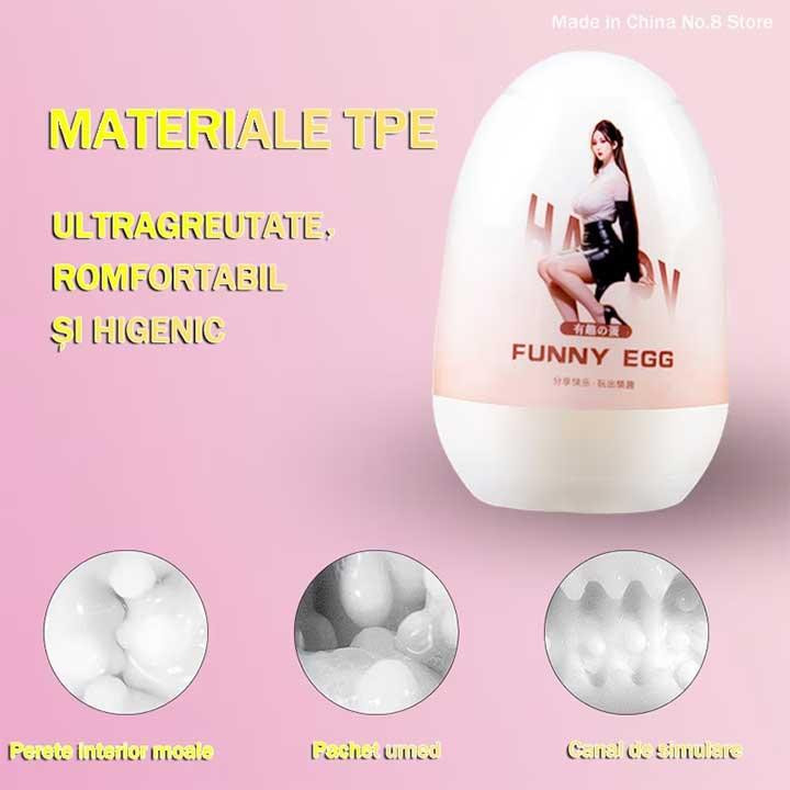 Яйце мастурбатор Funny Egg рот Вінниця - фото 3