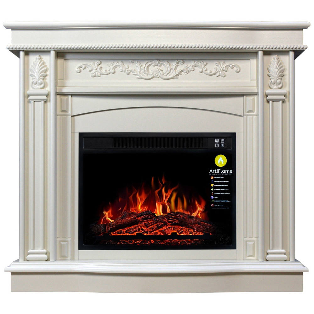 Камінокомплект ArtiFlame CARDINAL AF23S БІЛИЙ ДУБ (зі звуком) Львів - фото 1