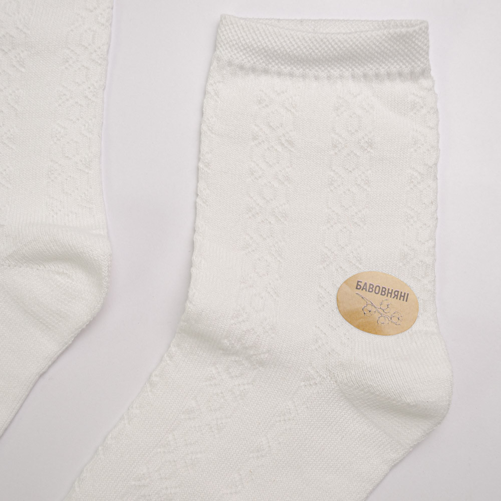 Набір шкарпеток жіночіх бавовняних 10 пар Youstar 101 Середні 37-41 Білий Суми - фото 3