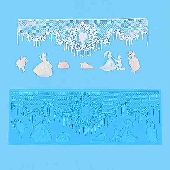 Молд силиконовый Бал 30 на 11 см синий Киев