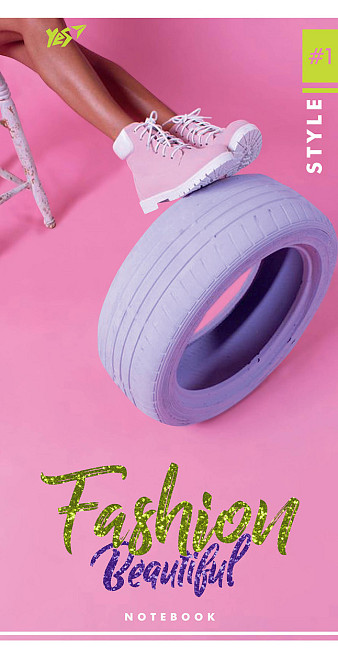 Блокнот "Yes" 100*200 64арк 151484 інтег. "Fashion beautiful", шт Київ - фото 1