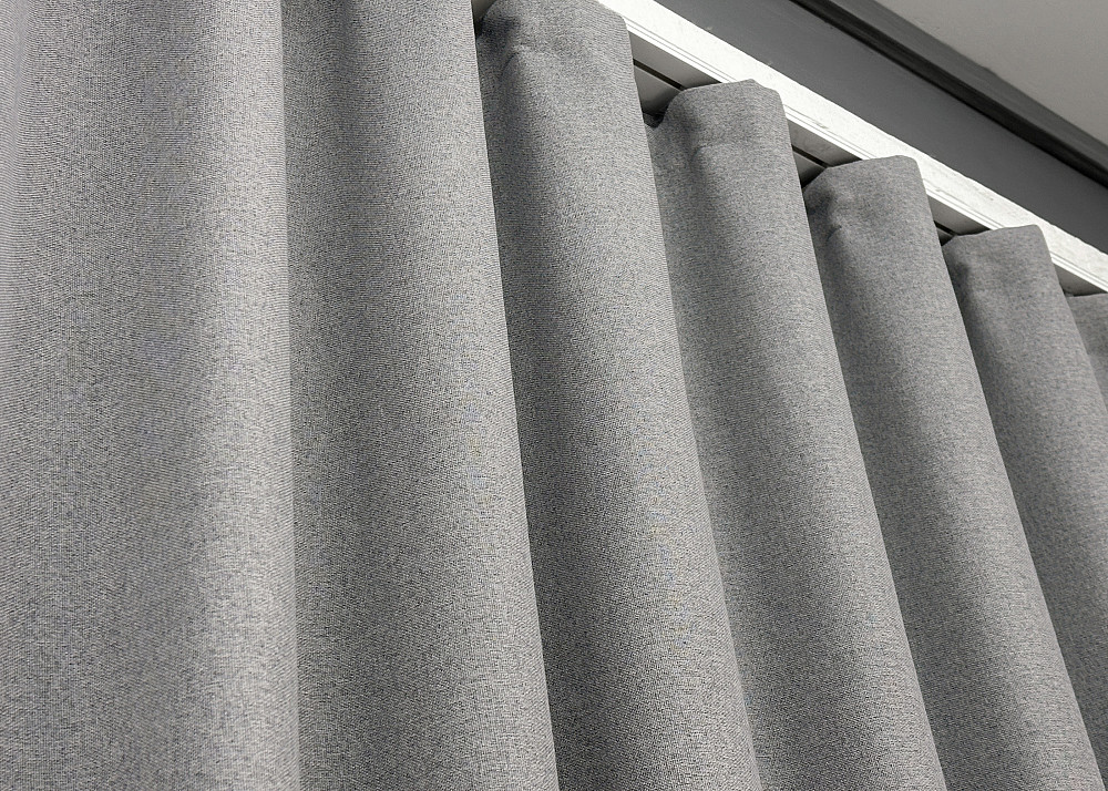 Преміум шторна тканина blackout 100%, двостороння, колекція “ASHEN NIGHT” колір світло-сірий 1840ш Київ - фото 6