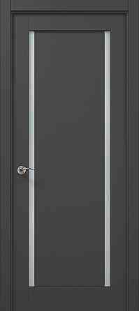 Двері екокошпон, Полотно, серія Millenium (ML-62) Темно сірий Київ