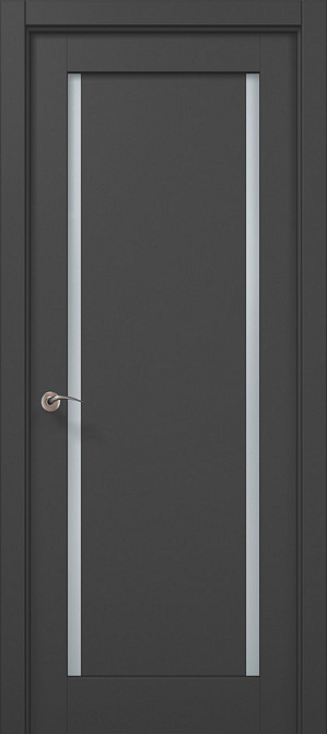 Двері екокошпон, Полотно, серія Millenium (ML-62) Темно сірий Київ - фото 1