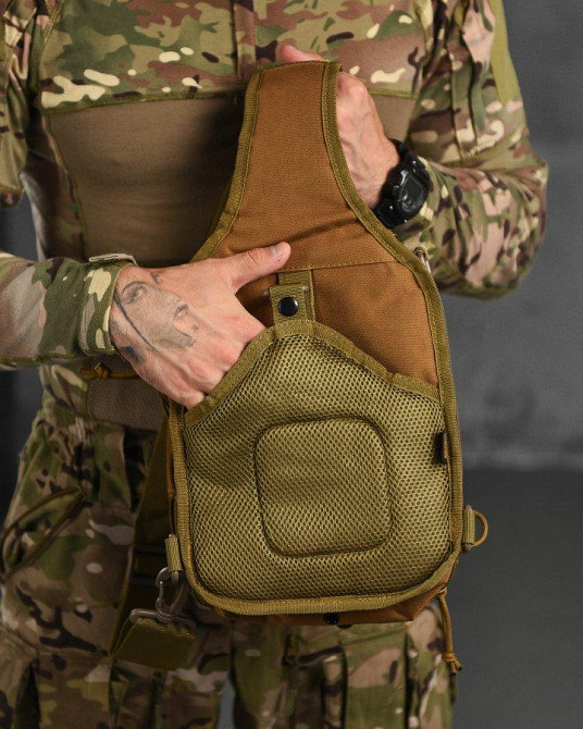 Нагрудна сумка Silver Knight кайот РА4978 Одеса - фото 8