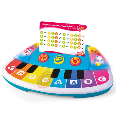 Развивающая игрушка Kiddi Smart Пианино – Цветные нотки (свет) (4514T-KS) Винница - изображение 1