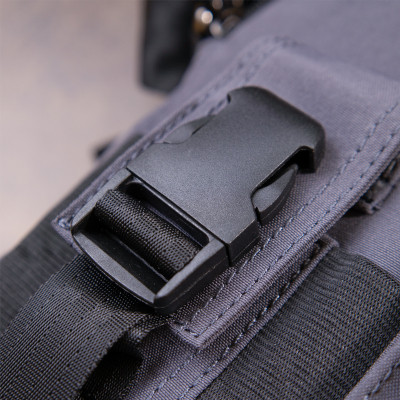 Сумка Vintage Текстильна чоловіча на два відділення Графітова (20659) Вінниця - фото 7