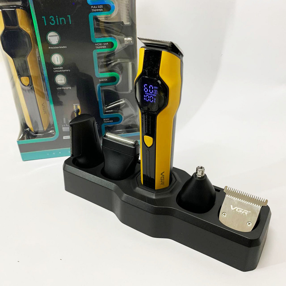 Аккумуляторная универсальная машинка для стрижки, Триммер для самостоятельной стрижки волос KG-32 Львов - изображение 1