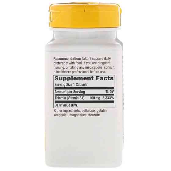 Тіамін Вітамін В1 Nature's Way Vitamin B1 100 мг 100 капсул Київ