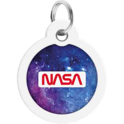 Адресник для тварин WAUDOG Smart ID з QR паспортом "NASA21", коло 30 мм (230-0148) Вінниця