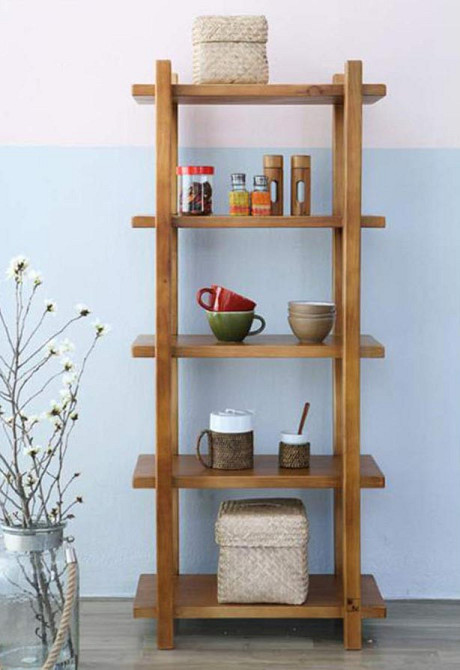 Етажерка розбірна "Ковентрі 90х38х136" капучино Миколаїв - фото 1