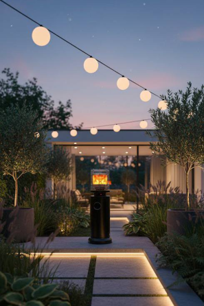 Вуличний газовий обігрівач Gordon 13 кВт з ефектом полум’я (Польща) Київ