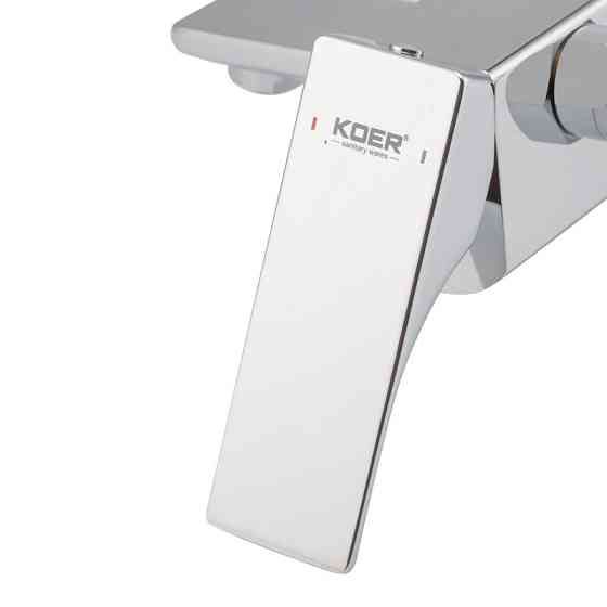 Смеситель для ванны с коротким изливом Koer KB-41010-01 (Цвет хром) (KR3484) Киев