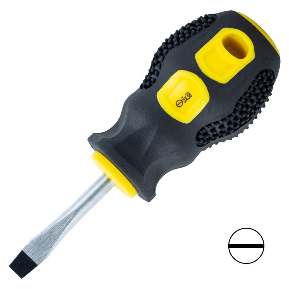 Отвертка шлицевая SL5.0×38мм CrV SIGMA (4006421) Киев - изображение 1