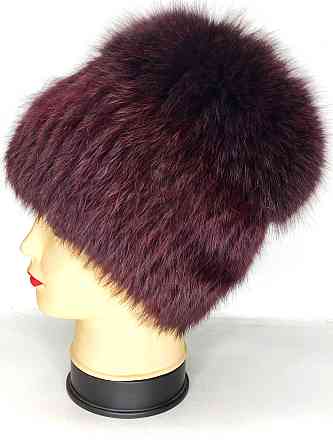 Шапка женская меховая Венера Бордовый Харьков