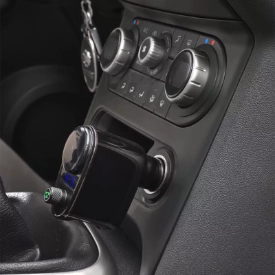 FM модулятор Baseus FM Launcher Locomotive 3.4 A 2 USB (CCHC000001) Вінниця - фото 2