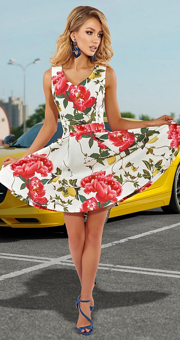 Лляне плаття без рукавів (42) Київ - фото 2