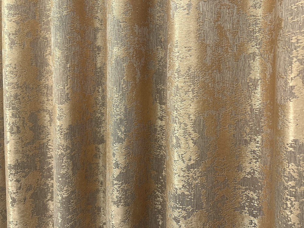 Комплект готових штор VR-Textil Жакард Sultan YL № 1205ш Медово-золотистий 100х270 см 2 шт (31-499) Київ - фото 16