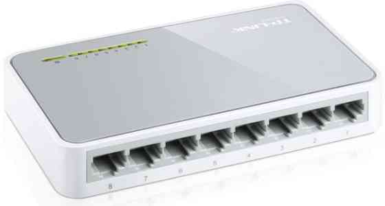 Комутатор TP-Link TL-SF1008D (некерований, 8-Port 10/100Mbps Desktop Switch)  (код 43544) Львів