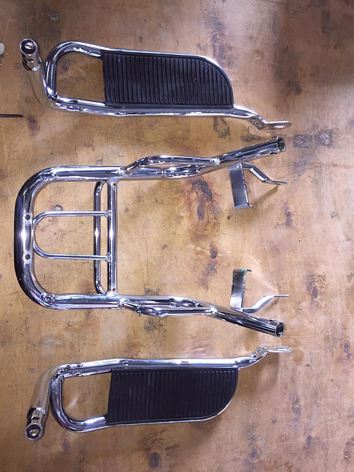 Багажник задній металевий Alpha (з підніжками) KOMATCU Київ - фото 1