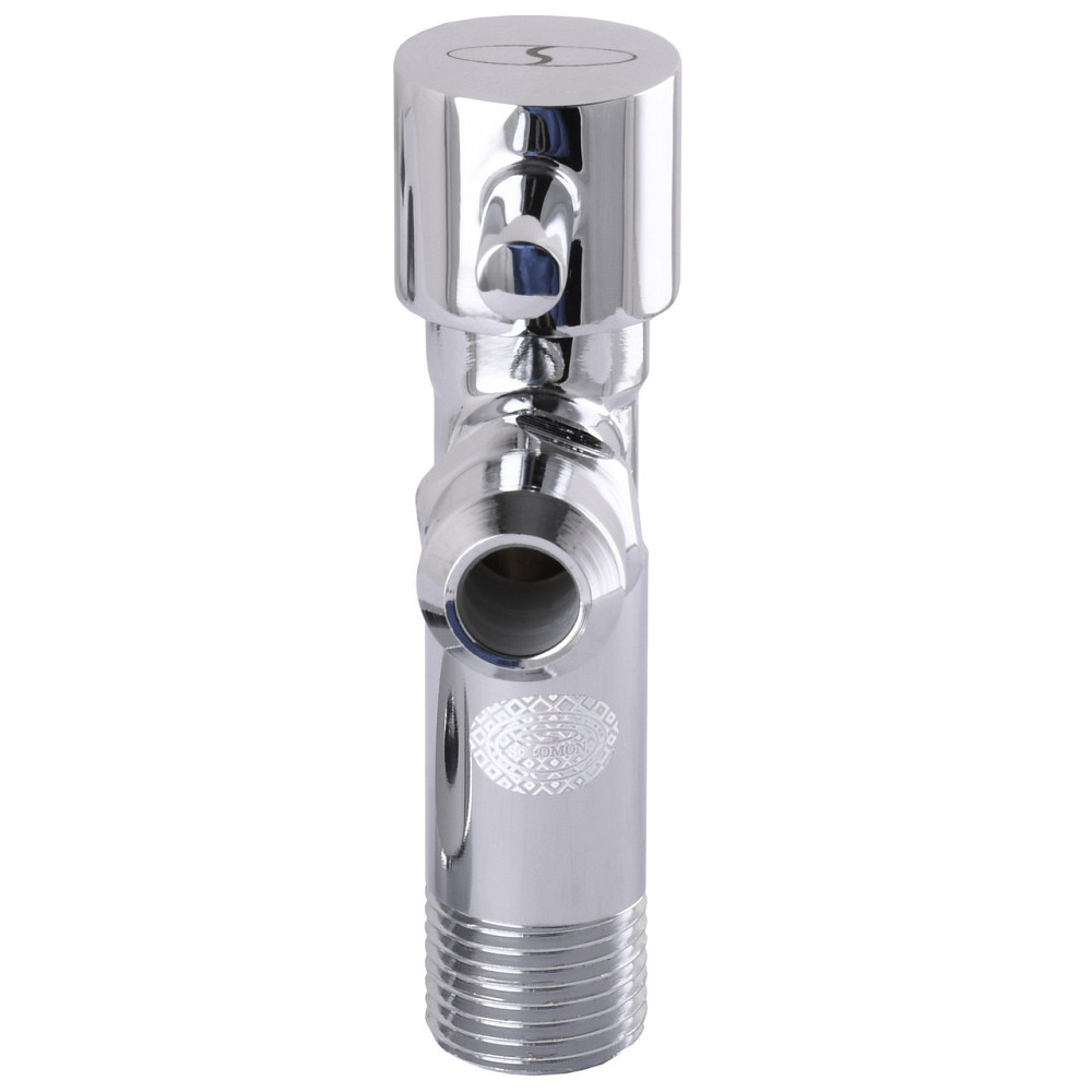 Кран полуоборотный угловой с цангой SOLOMON 1/2″х 3/8″ Lazer 7076 (000002250) Киев - изображение 4