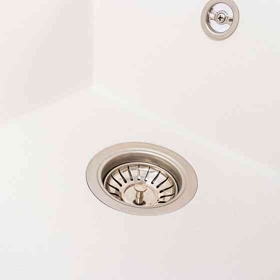 Гранітна мийка для кухні VALESO SOLID 7843 матова Білосніжна Коломыя