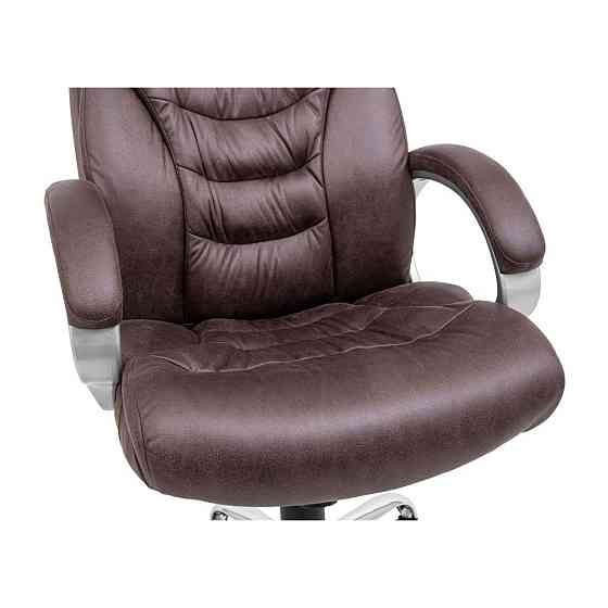 Офисное Кресло Руководителя Cagliari U М1 Tilt Хром Ameli Коричневый Киев