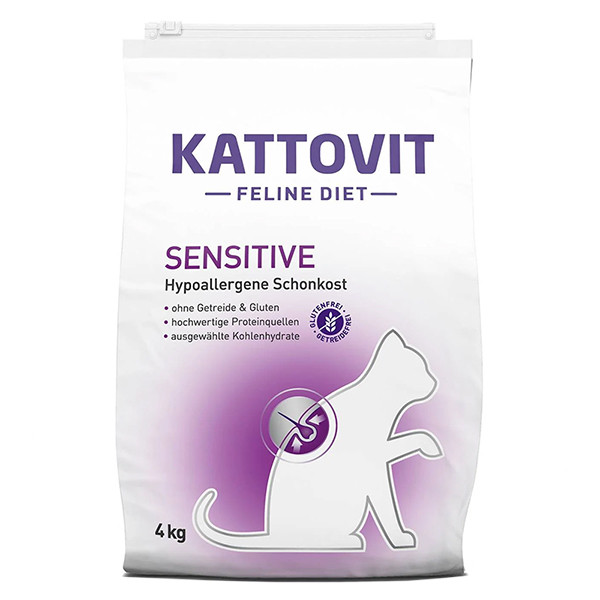 Kattovit Veterinary Sensitive КАТТОВИТ СЕНСИТИВ диетический сухой корм для котов с пищевой непереносимостью Киев - изображение 1