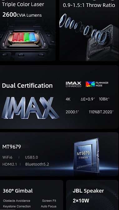 Проектор Vidda C2 PRO ULTRA 4K IMAX Гарантия. Харьков - изображение 2