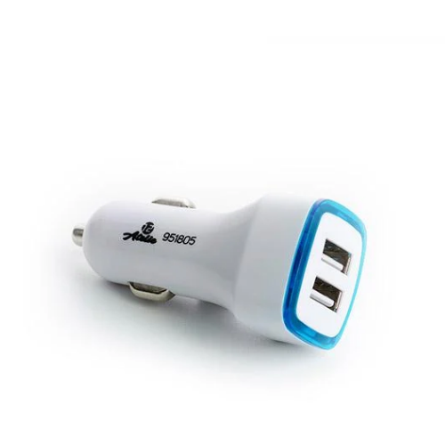 Автомобільний зарядний пристрій APRO 951805 2USB 12V/24V 5V 2,1А білий Житомир - фото 1