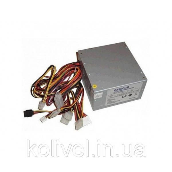 БЖ 450W Casecom, 120mm, 2хSATA, Bulk (CM 450 ATX) Киев - изображение 1