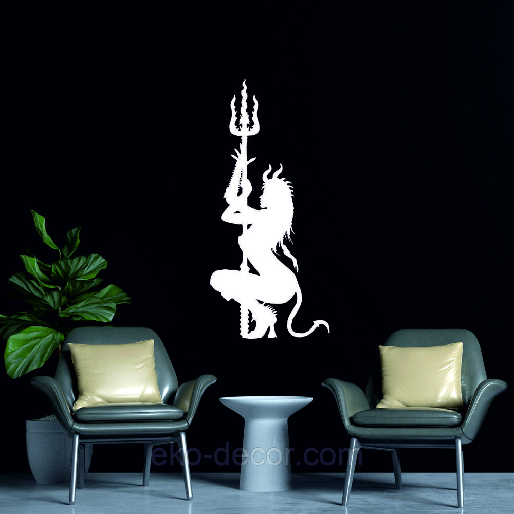 Декоративне настінне Панно «Дівчина Дияволиця», Декор на стіну Київ - фото 3