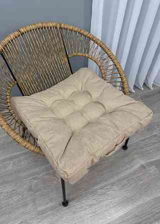 Подушка для стульев (50x50х8 см) Decorator Мальмо цвет бежевый 84-183 Киев