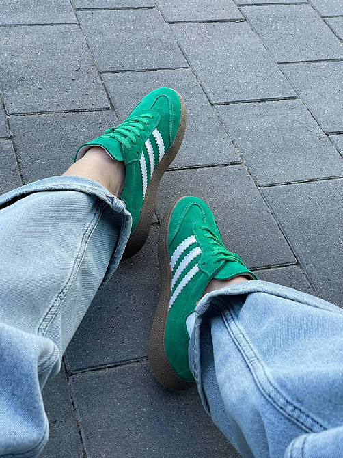 Кеди жіночі Notta bene зелені натуральна замша 37р.(K-0424) Коломия - фото 6