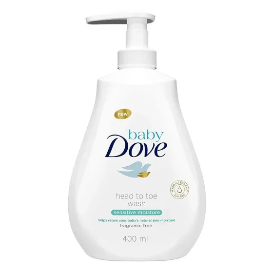 Dove гель для душа и шампунь baby с головы до пяток интенсивное увлажнение 400 мл Киев