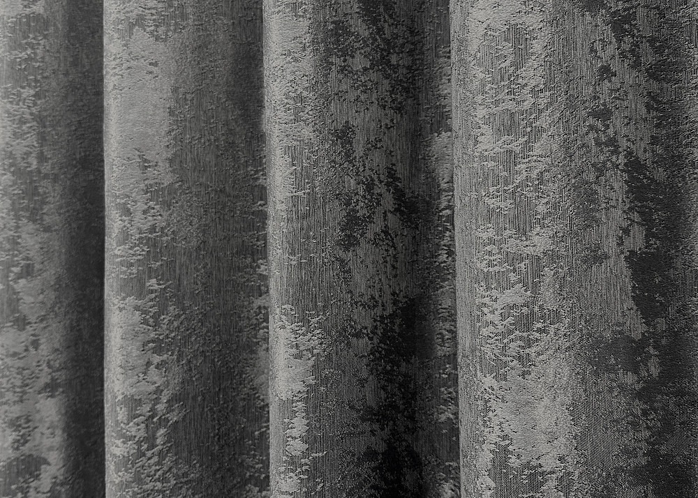 Комплект готових штор VR-Textil Жакард Sultan XO № 1123ш Графітовий 150х275 см 2 шт (30-928) Київ - фото 7