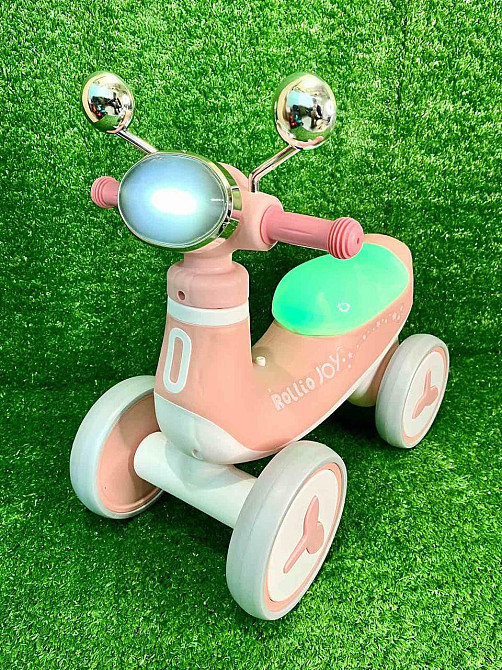 Біговел - толокар JOY музика укр озвучка підсвічування Бежевий (J-50172) Чернигов - изображение 1