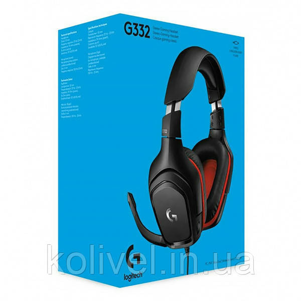 Навушники Logitech G332 Wired Gaming Headset BLACK (981-000757) Киев - изображение 5